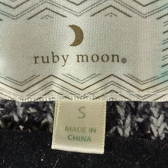 Anthropologie Ruby Moon Side Zip Tunic Sweater Size Small - Picture 13 of 14